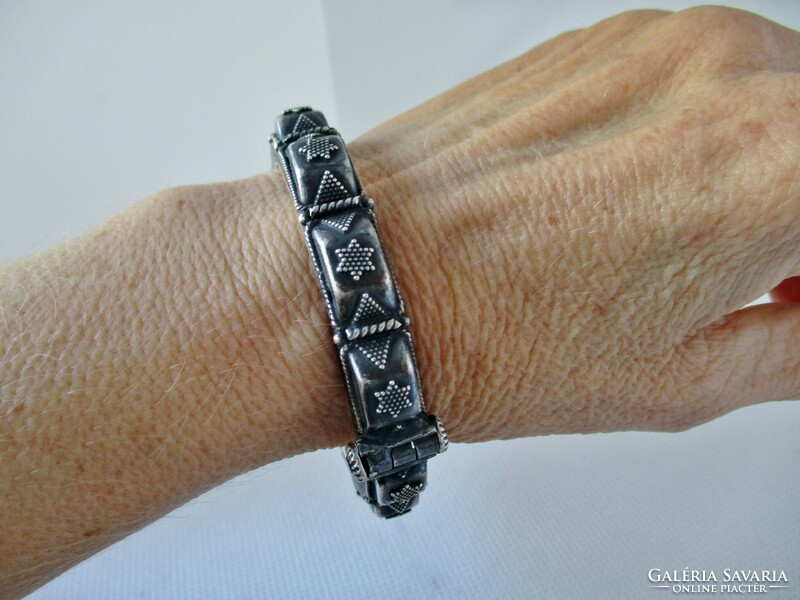 Special antique silver Israeli bracelet