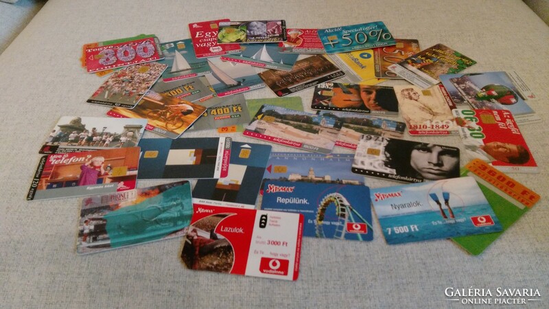 Phone card 40-piece package from the period 1995-2005, mixed