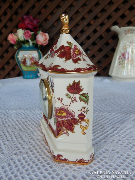 Mason's mandalay red mantel or table clock