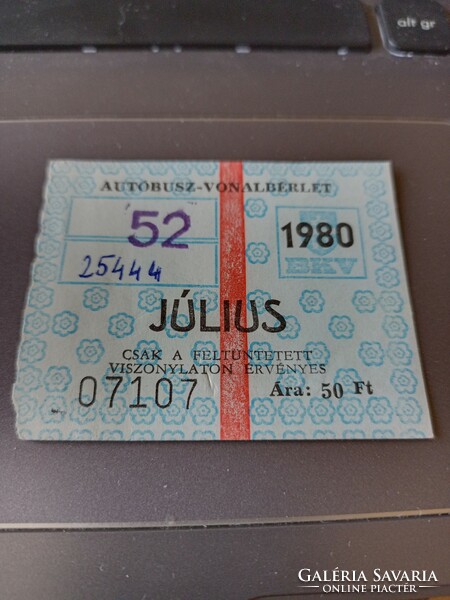 Season ticket 1980