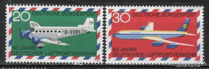 Postatiszta Bundes 1659  Mi 576-577      1,30 Euró