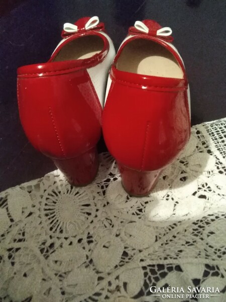 Tanex comfort női kényelmi cipő, piros