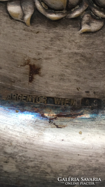Argentor marked center table, offering