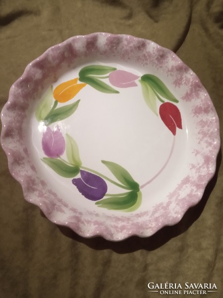 Beautiful old hand-painted decorative plate!