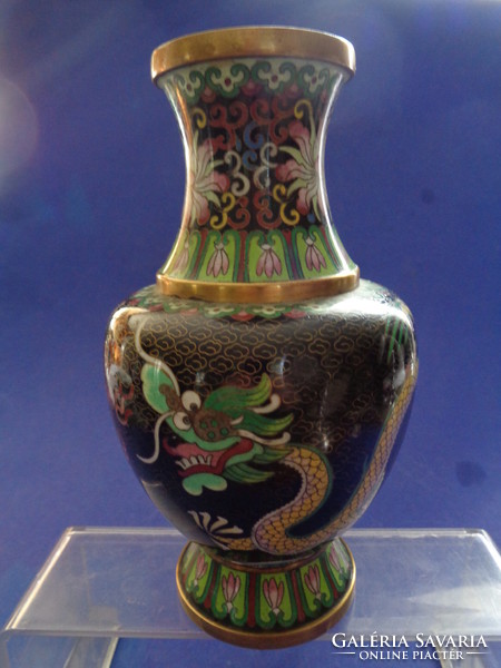 Old Chinese vase with septum enamel