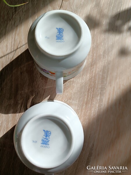Kalocsai porcelán teás csésze (2 db)