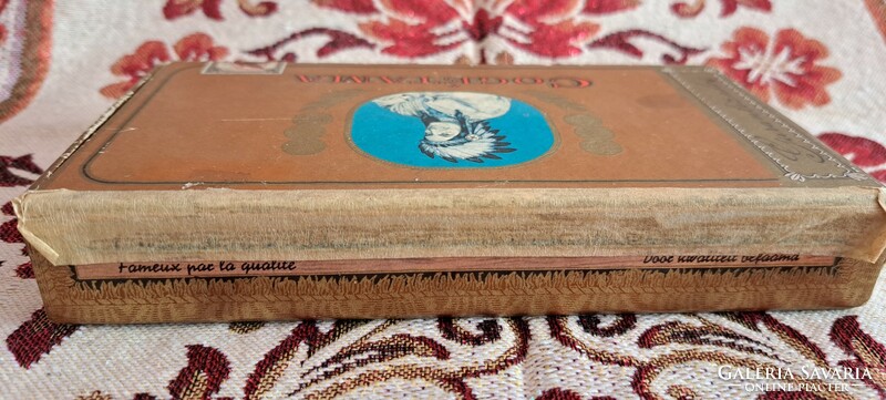 Indiános szivaros doboz, régi doboz (L4173)