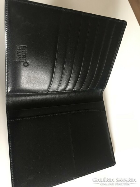 Good condition mont blanc meiserstück leather wallet