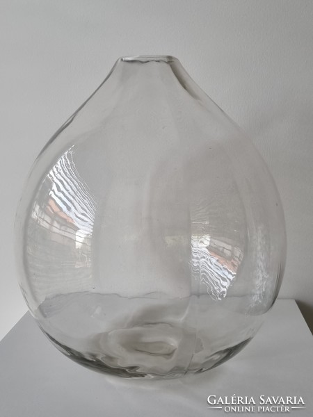 Old large glass balloon with a special shape, even for making a florarium