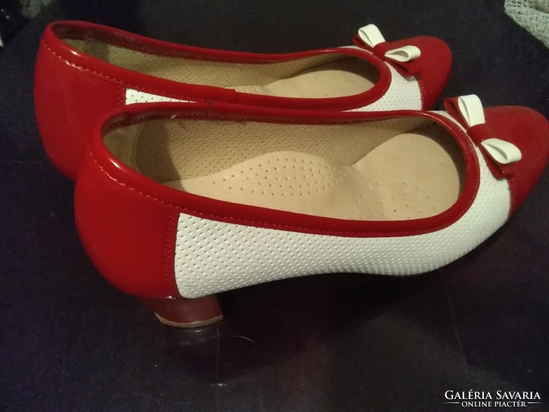 Tanex comfort női kényelmi cipő, piros