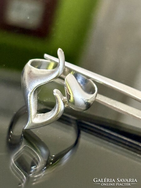 Special solid silver ring