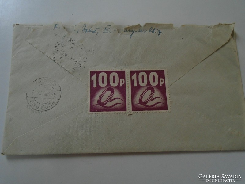 Za454.59 Letter national aid stamps - 1948 Budapest László Juhász - Bártfay - Budaörs