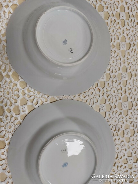 Zsolnay 2 deep porcelain plates