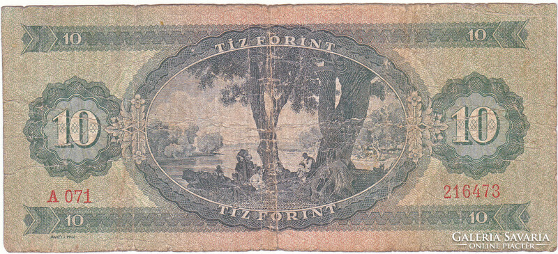 Hungary 10 forints 1949 fa