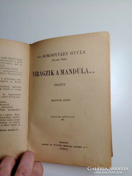 Vitéz Somogyvári Gyula - Virágzik a mandula 1937