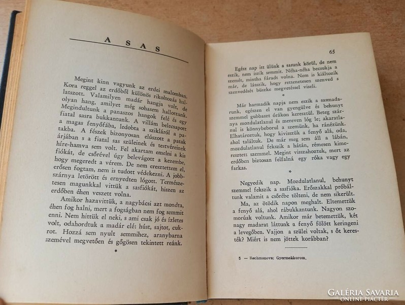 1935  DANTE  2 db  bőrkötéses ALEXANDRA   RACHMANOVA : GYERMEKKOROM és IRGALOM  egyben eladó