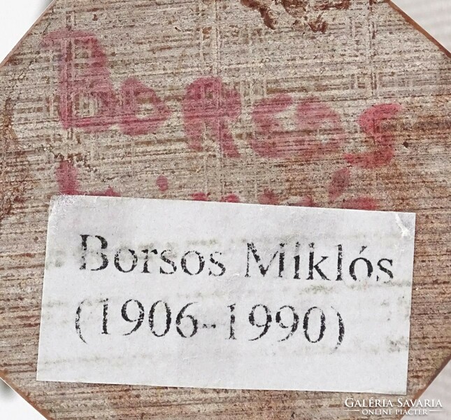 1P132 Borsos Miklós : Bronz kisplasztika 20 cm 1952