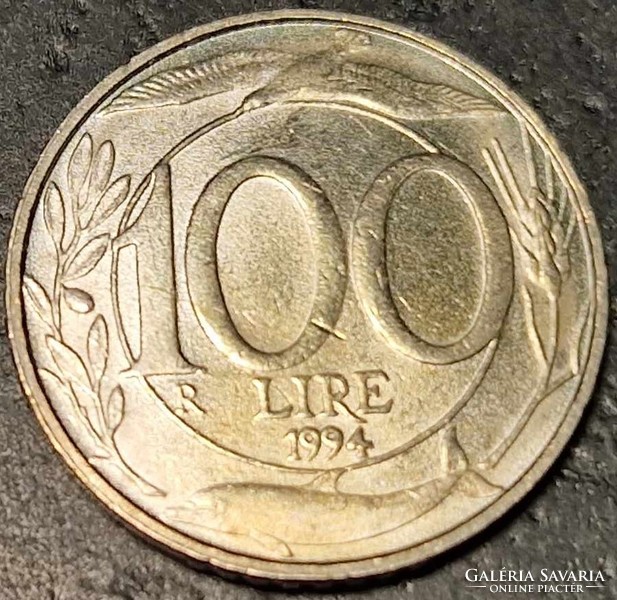 Italy 100 Lira, 1994