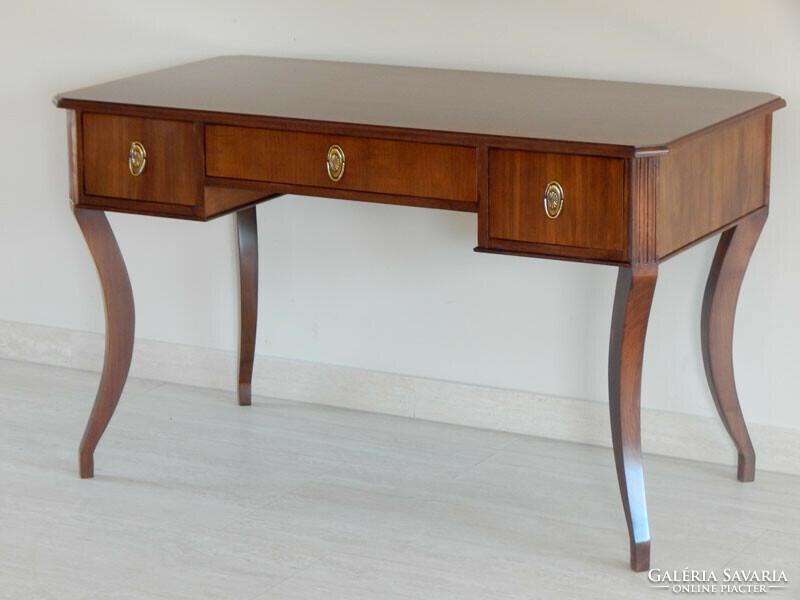 Biedermeier desk with bent legs [a-04]