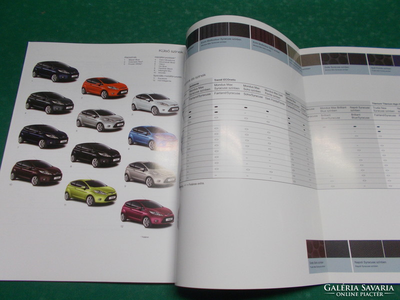 Ford fiesta car catalog, car brochure