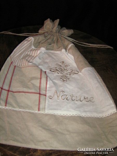Country & vintage style bag, kitchen bread bag or decoration