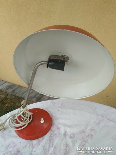 Bauhaus/industrial loft design 'stasi' lamp/ 1960s louis kalff for sale! Table lamp