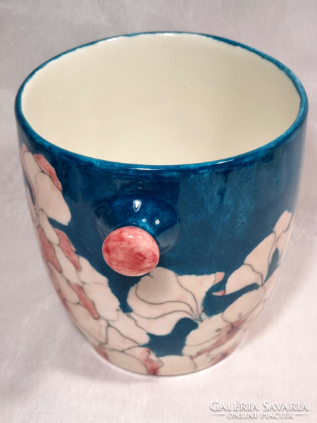 Rare ernestine salerno italy 695 porcelain vase/flowerpot 1950s/60s collector's item.