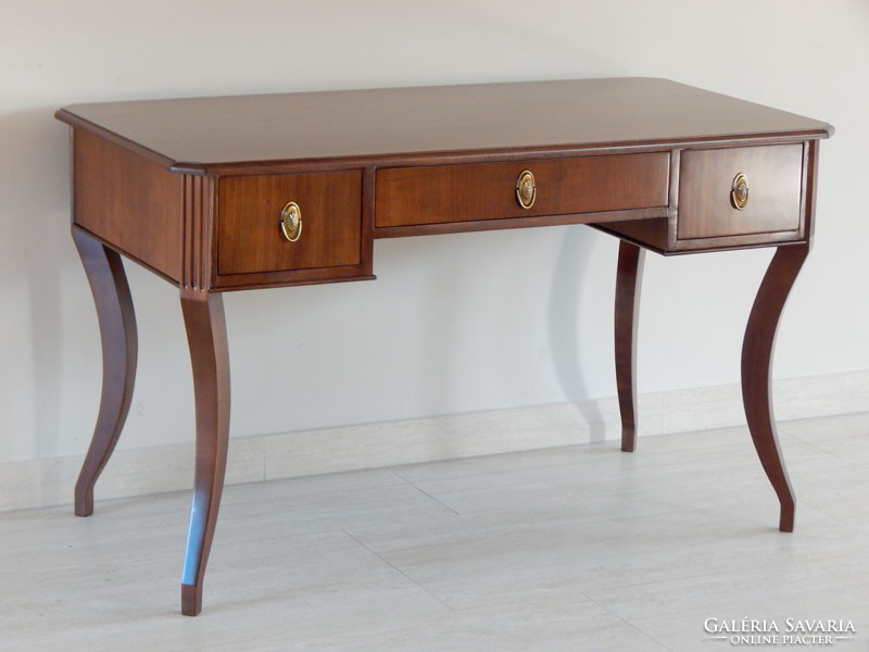 Biedermeier desk with bent legs [a-04]