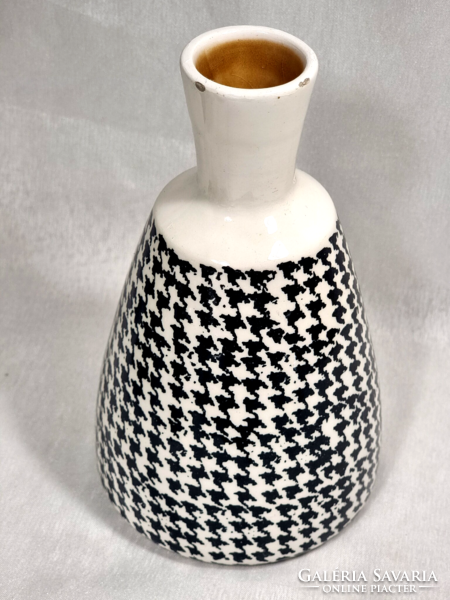 Ritka SCHRAMBERG majolika fabrik tervezése "PEPITA" váza GERMANY 1960'-as évek