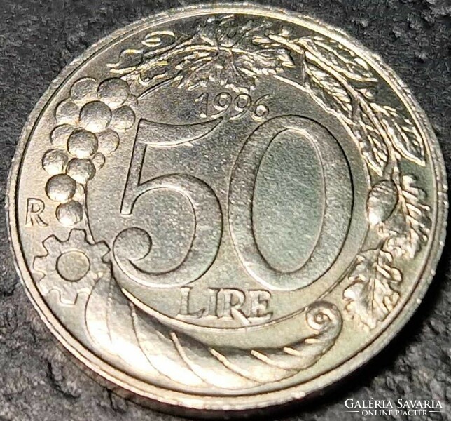 Italy 50 lira, 1996.