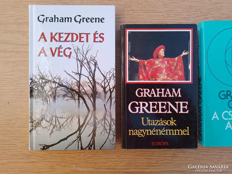 Graham greene book bundle - the beginning and the end / the quiet american / the istanbul train / travels