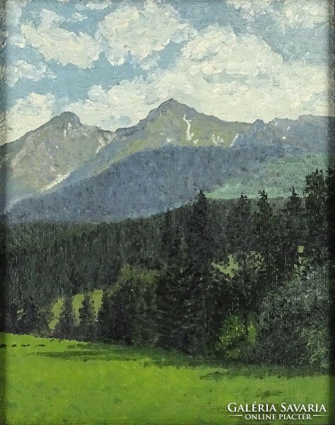 1P188 XX. századi festő : Bélai havasok tátra hegység