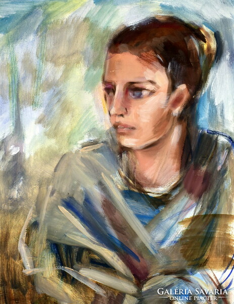 Portrait of Dóra ádám (1993-), a young girl, 2008