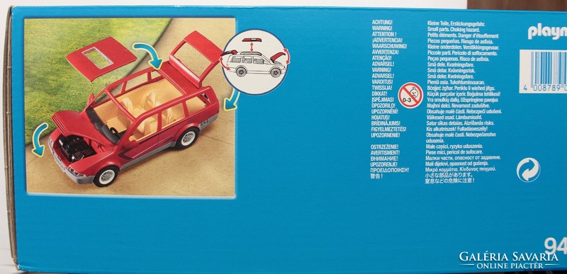 PLAYMOBIL Family Fun - Családi autó 9421 eredeti dobozában