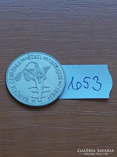 West Africa 100 Francs Francs 1997 Copper-Nickel, #1053