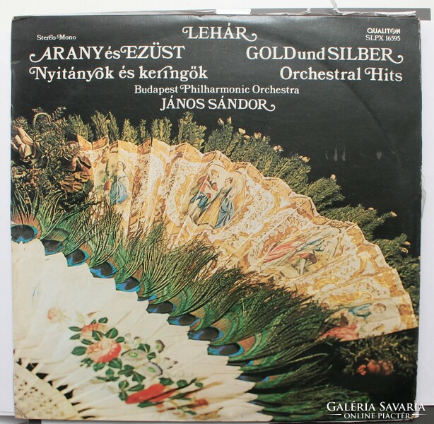 Operettek 4db: Lehár, Pitti Katalin és Leblanc Győző, Kálmán Imre, Sybill - bakelit lemez LP