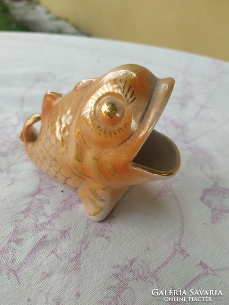 Retro, industrial artist ceramic fish for sale!