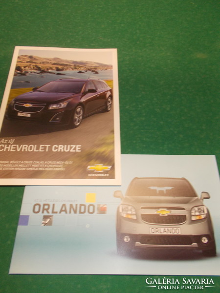 CHEVROLET ORLADO,CHEVROLET CRUZE autó katalógus,autó prospektus