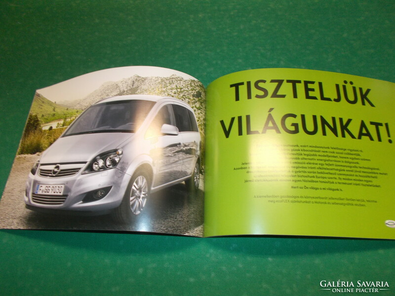 Opel Zafira brochure, car catalog