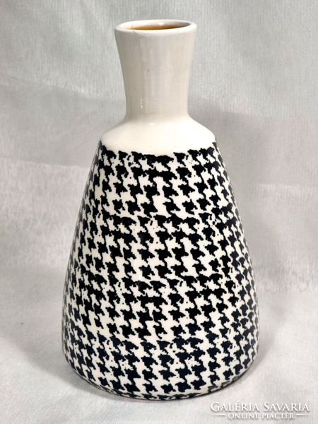 Ritka SCHRAMBERG majolika fabrik tervezése "PEPITA" váza GERMANY 1960'-as évek