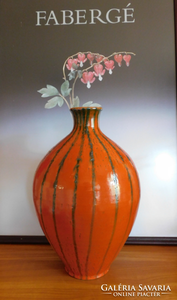 Retro ceramic floor vase 36 cm