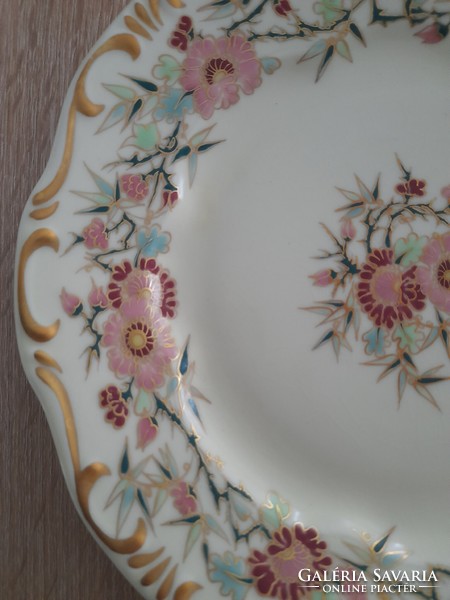 Zsolnay hand-painted cake stand