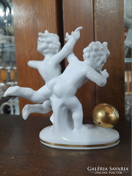 German, Germany Grafenthal art deco angelic putto porcelain figure.