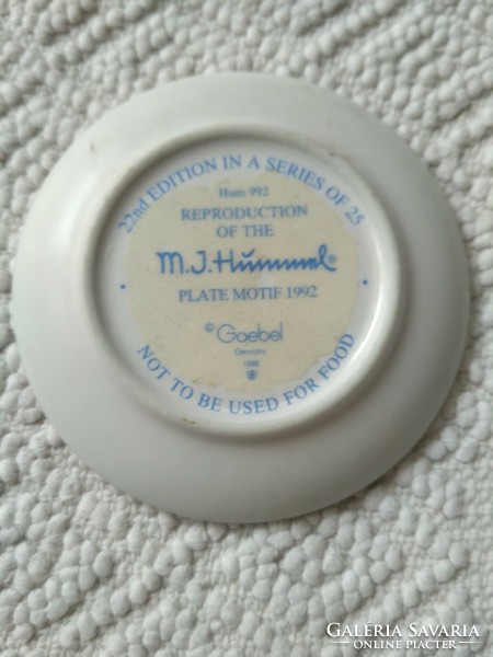 Hummel - goebel mini plate