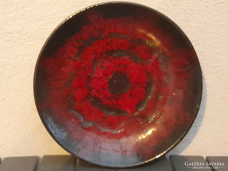 Large ceramic wall bowl