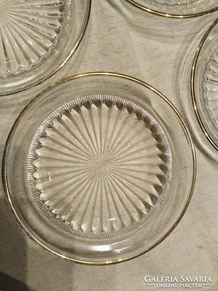 Glass plates - classic style / set of 6