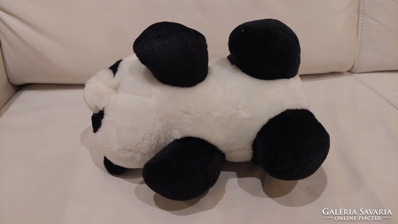 Kínai ajándéktárgy, közkedvelt Panda plüss figura, 26 cm