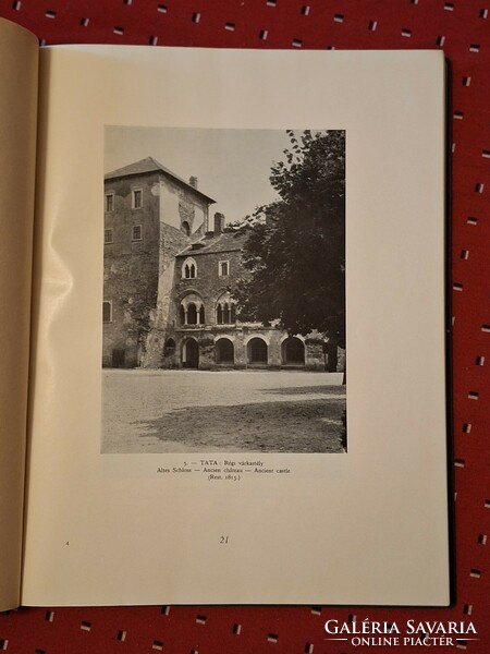 Hungarian castles Jenő Rados 1931 in four languages! Very nice condition!