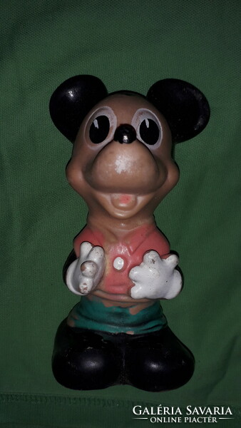Antique original ring-stamped disney mickey mouse, mickey mouse figure in superb condition 17 cm according to the pictures