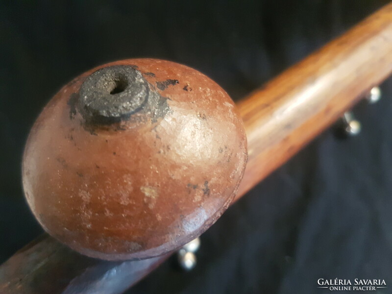 An opium pipe is an old piece, perhaps more than 100 years old